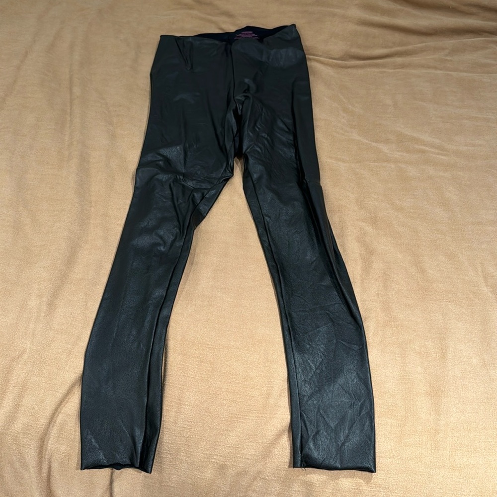 Faux leather leggings